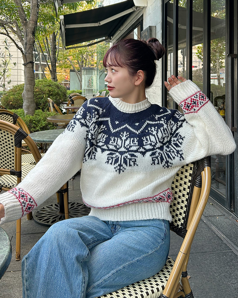 スノーノルディックニット | ファッション通販サイト NUGU