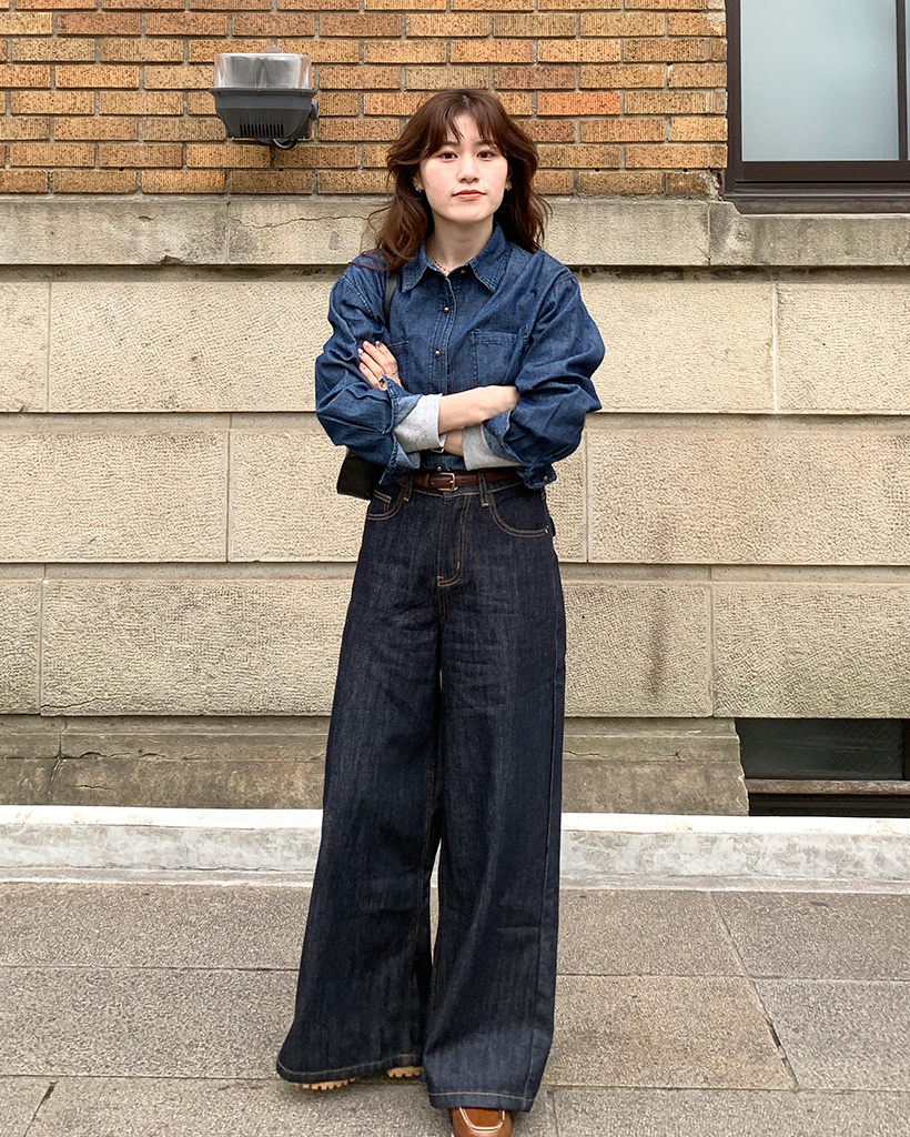 だいゆてす。 ポケットワイドデニムパンツ | ファッション通販サイト NUGU