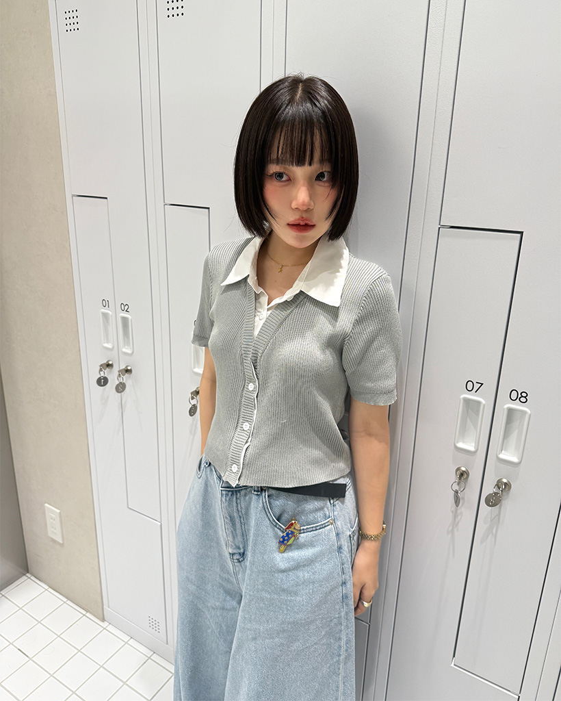 美品 LEONARD ドッキングニット 半袖 カンカン素材 白 サイズ42 美品 LEONARD ドッキングニット 半袖 カンカン素材 白 サイズ42