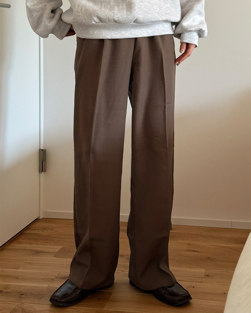 ピンタックワイドスラックス | ファッション通販サイト NUGU