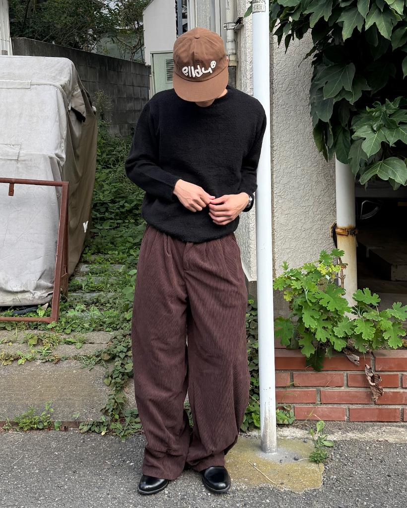 ケムリ　KMRii モヘアニット　Y2K　平成ファッション　厚手　メンズ　カーキ ケムリ KMRii モヘアニット Y2K 平成ファッション 厚手 メンズ カーキ