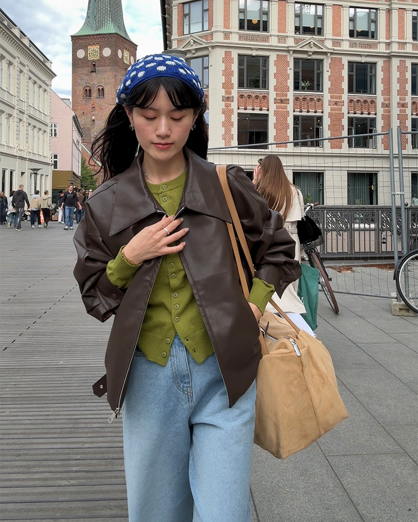 ビッグカラーレザージャケット | ファッション通販サイト NUGU