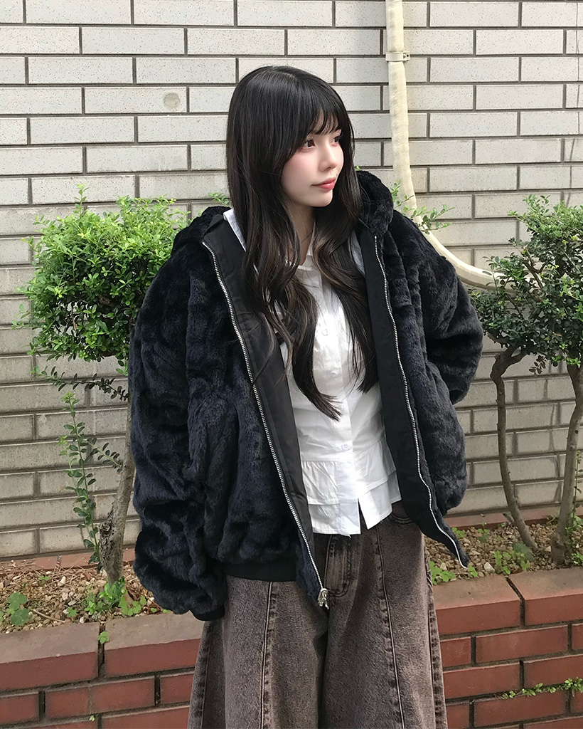 オーバーサイズファーブルゾン | ファッション通販サイト NUGU