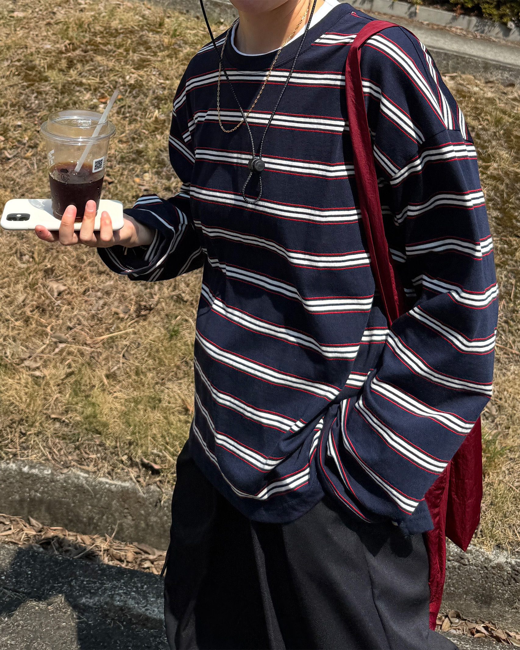 ボーダー長袖カットソー | ファッション通販サイト NUGU