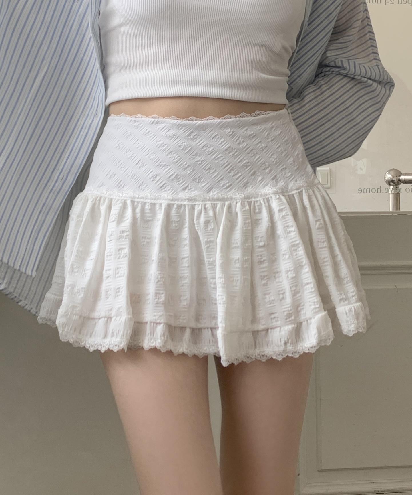 インナーパンツ付き]ラブリーAラインスカート | ファッション