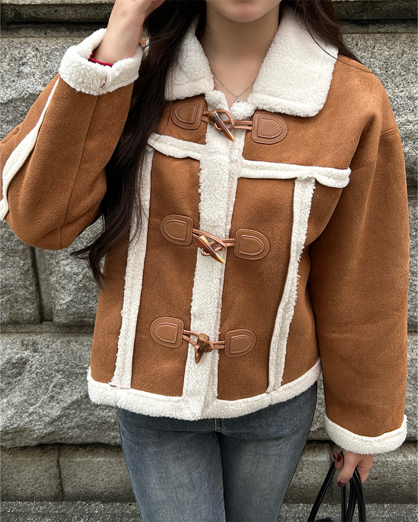 クロップドダッフルムートンジャケット | ファッション通販サイト NUGU