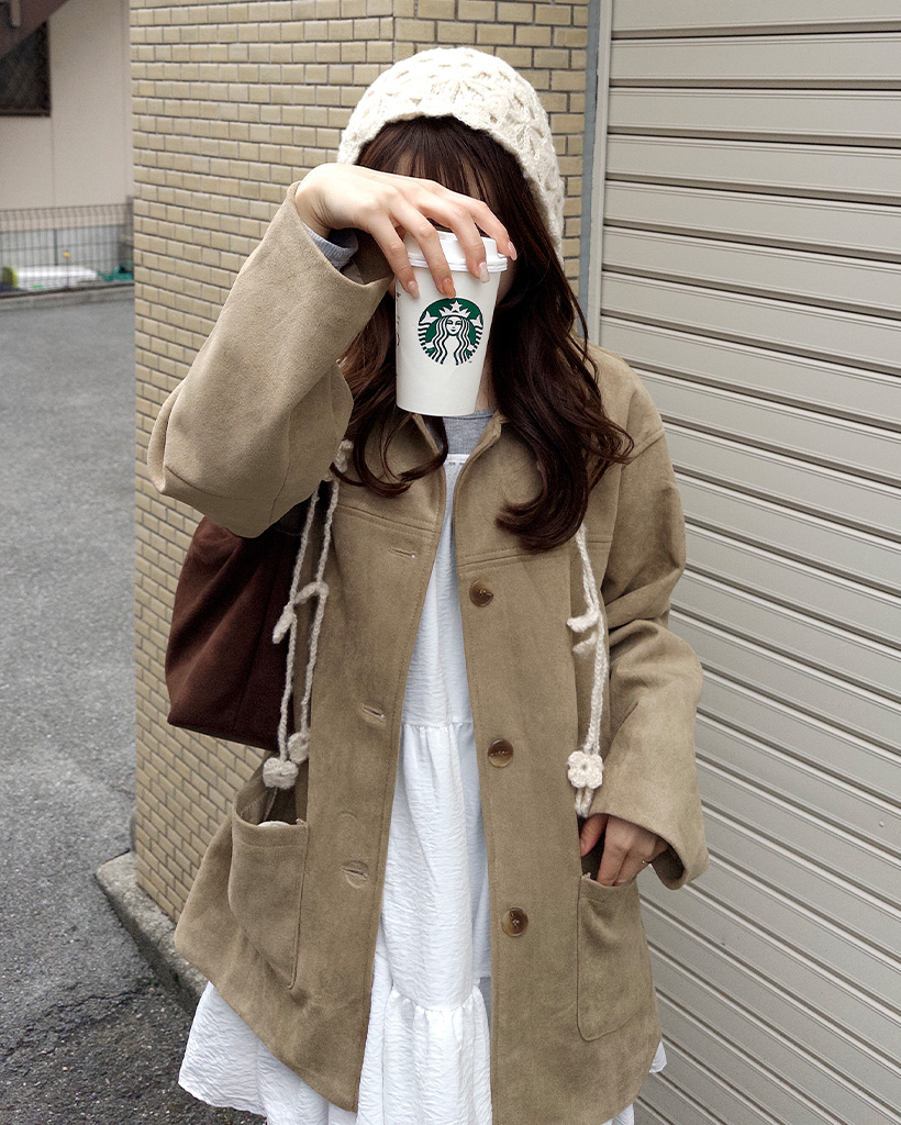 シングルスエードジャケット