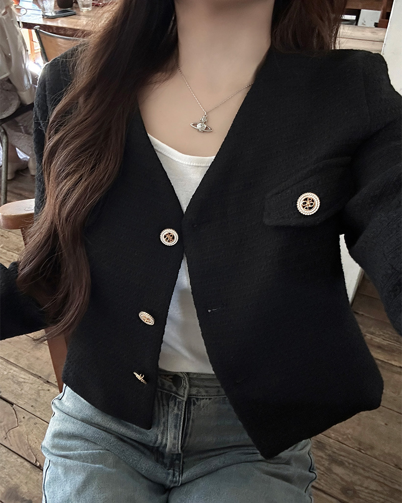 クロップドツイードジャケット | ファッション通販サイト NUGU