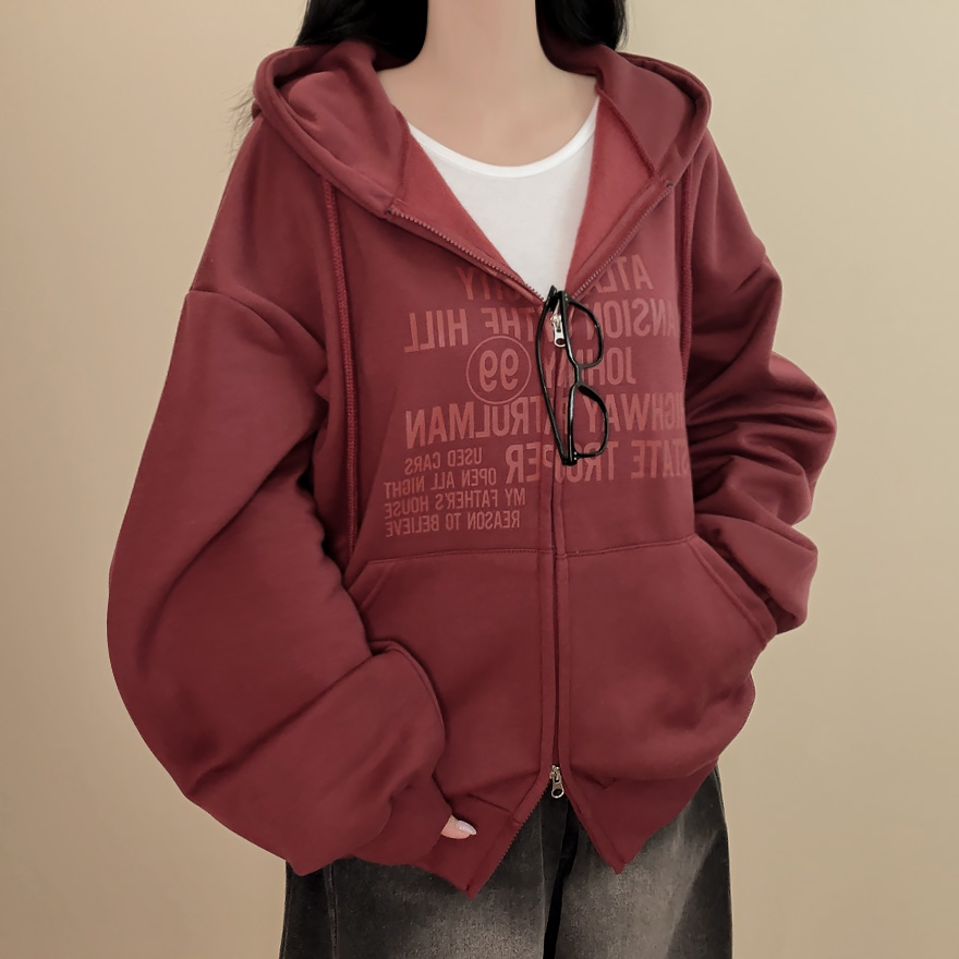 レタリングフード付きパーカー | ファッション通販サイト NUGU