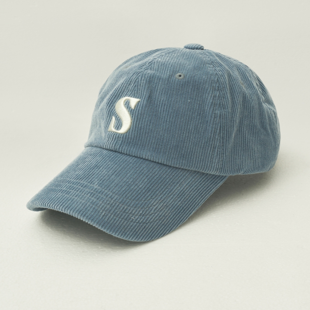 【SATUR】 Small S logo Corduroy Ball Cap /追跡付 Small S logo Corduroy Ball Cap - Navy | ファッション通販