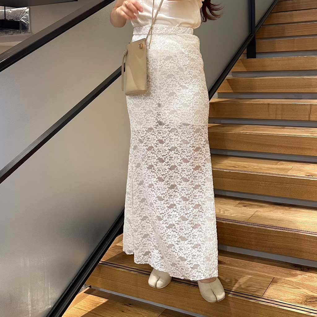 nowos ロングスカート M レースマーメイドロングスカート | ファッション通販サイト NUGU