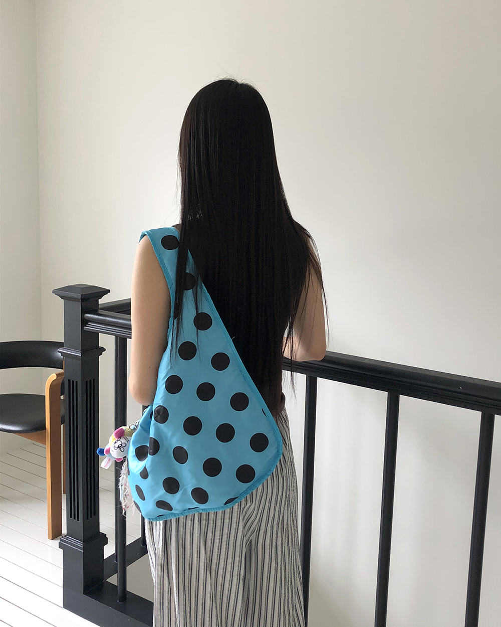 ブルービッグドットショルダーバッグ | ファッション通販サイト NUGU