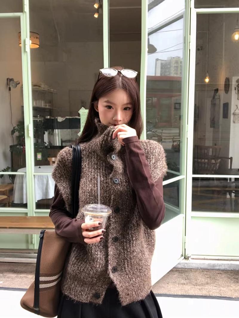 タートルネック ニットベスト | ファッション通販サイト NUGU