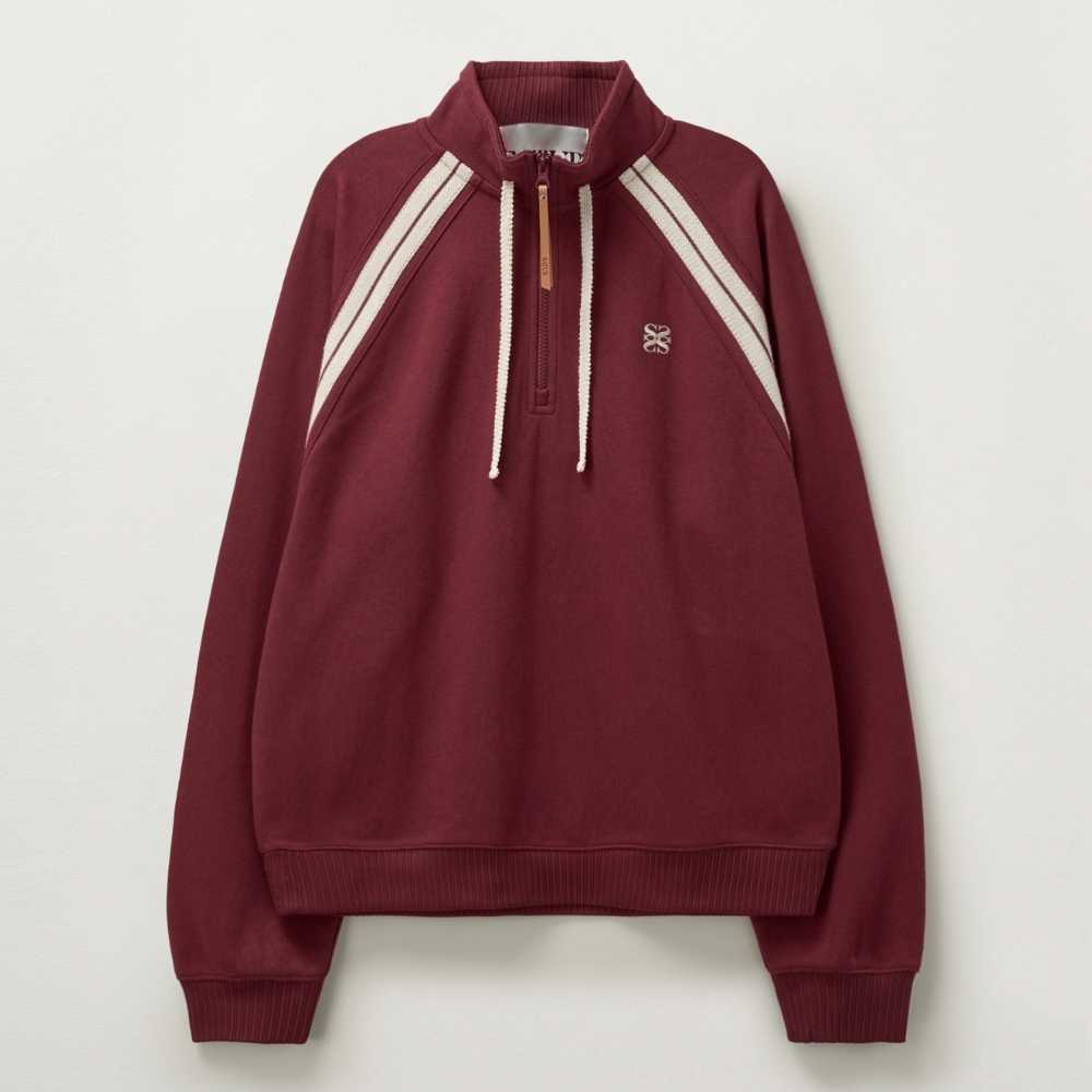 [24FW] SATUR★Lawton Half Zipup Sweatshirt★スウェットシャツ MUSINSA公式 | SATUR Lawton Half Zip Up Sweatshirt Navy