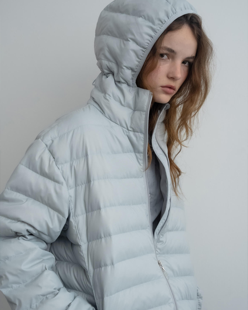 Ushuaia Goose Down Jacket Gray Mist