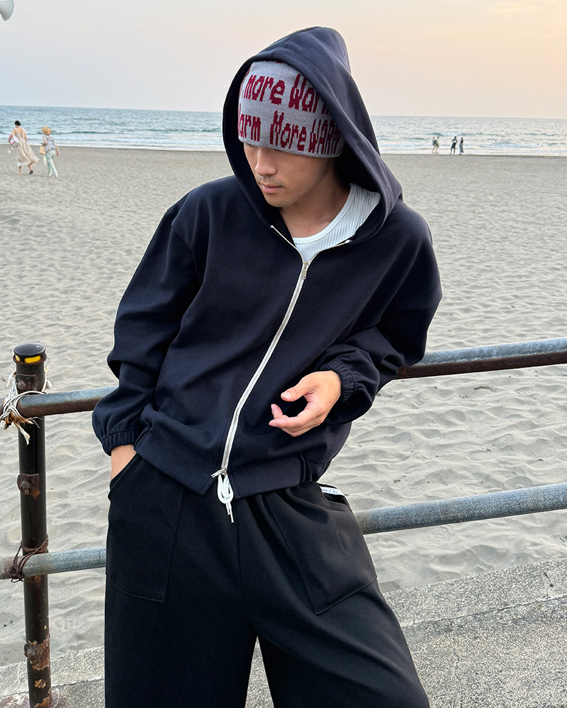 ショートスウェットジップパーカー | ファッション通販サイト NUGU