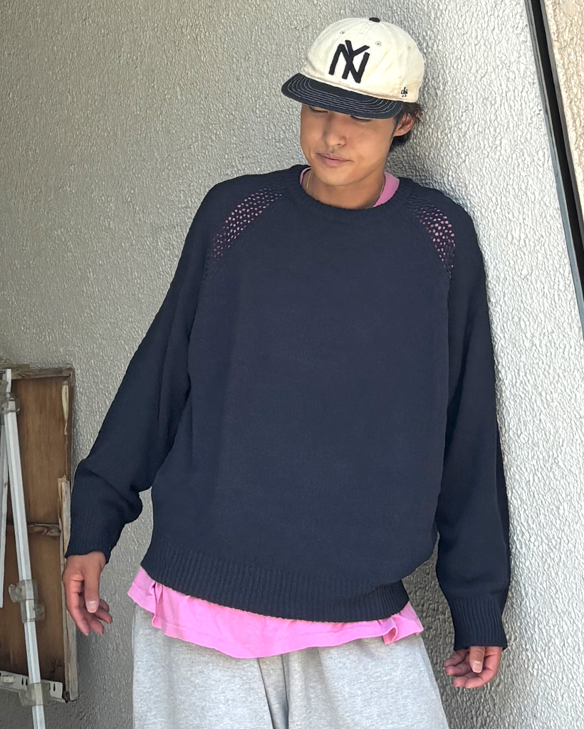 ルーズフィット ラグランニット | ファッション通販サイト NUGU