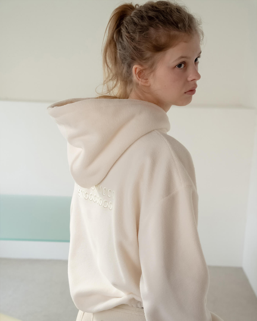 【購入特典】Soap Fleece Hooded Zip Up Milk