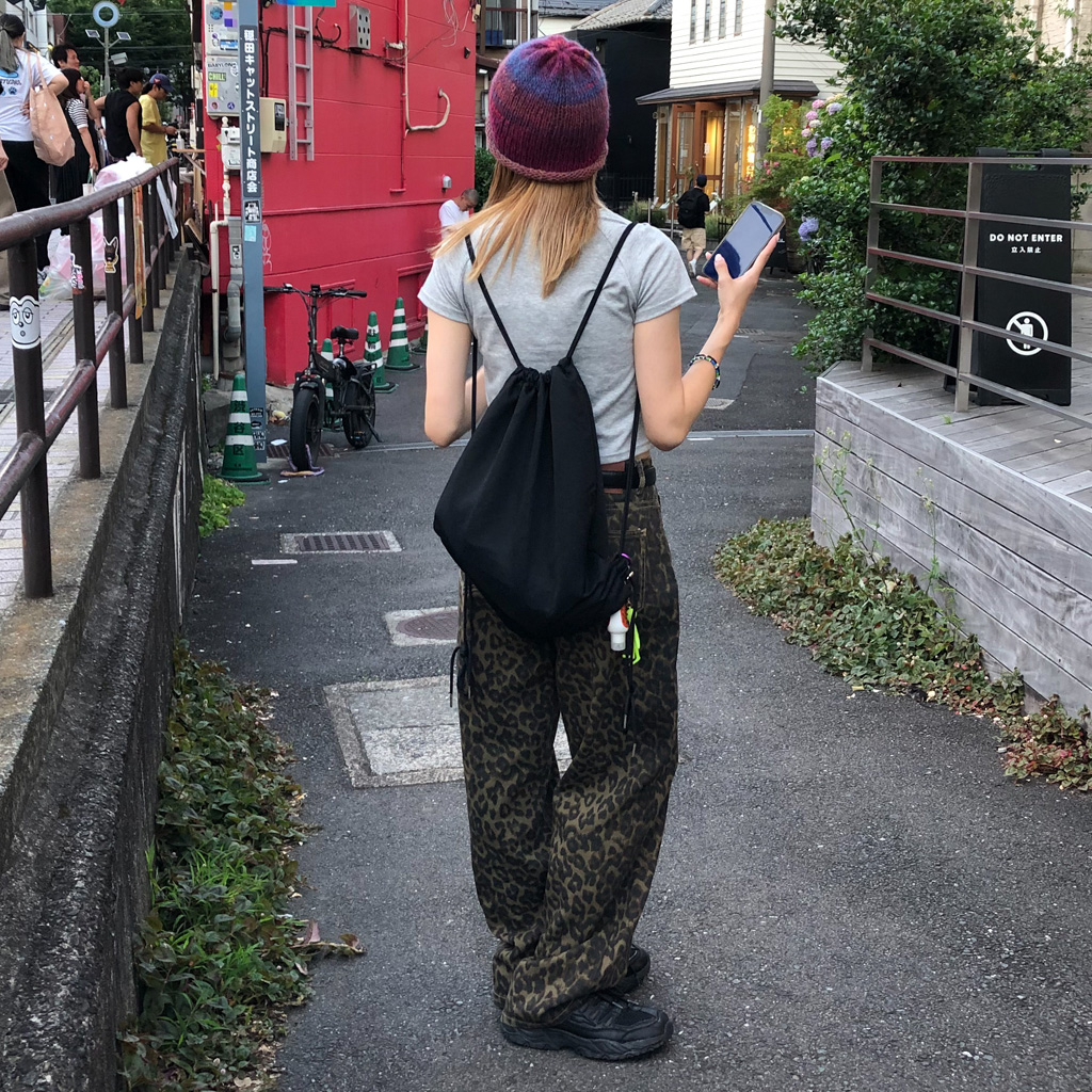 ユニークレオパードワイドパンツ | ファッション通販サイト NUGU