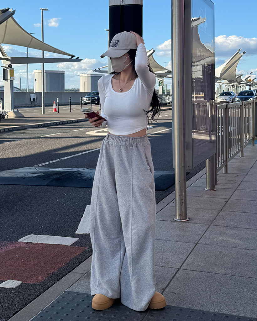 ウエストベルトバルーンスウェットパンツ