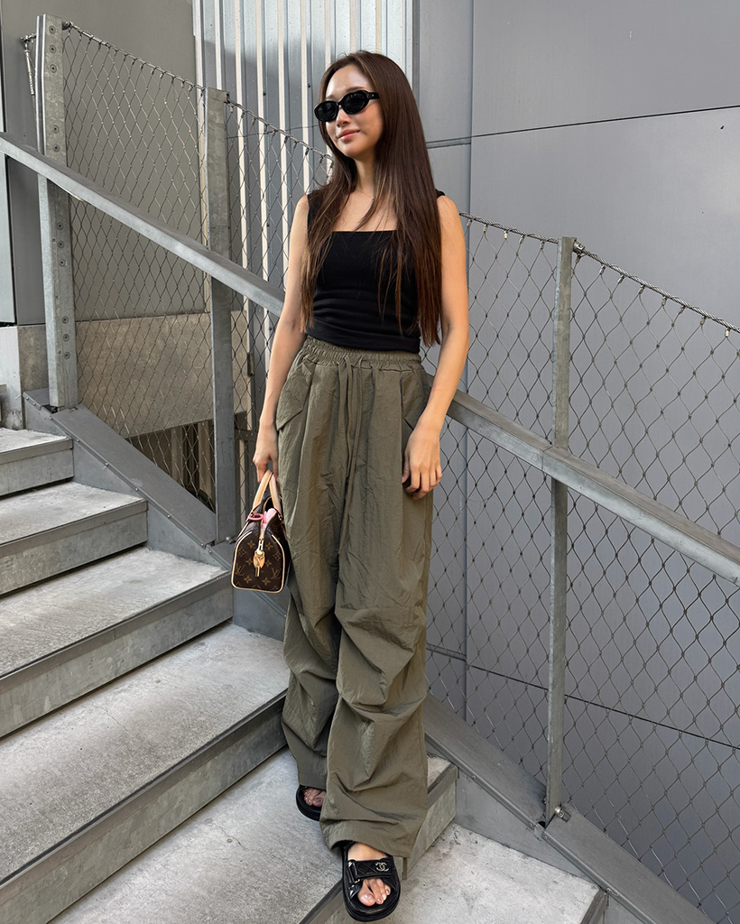 NILOs ジョガーパンツ　ナイロン　コンビネーション　１　黒　JULIUS NILOs ジョガーパンツ ナイロン コンビネーション 1 黒 JULIUS