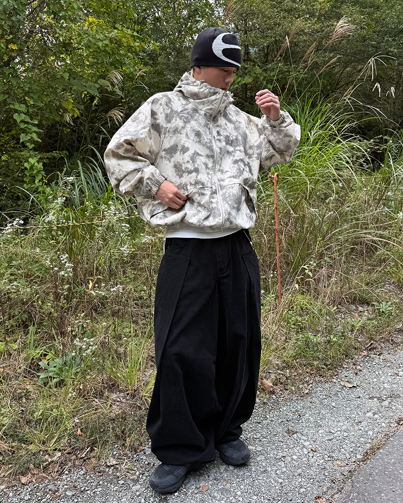 希少美品COACH 海洋迷彩 ナイロンフードジャケット 日本M相当 迷彩ナイロンフードブルゾン | ファッション通販サイト NUGU