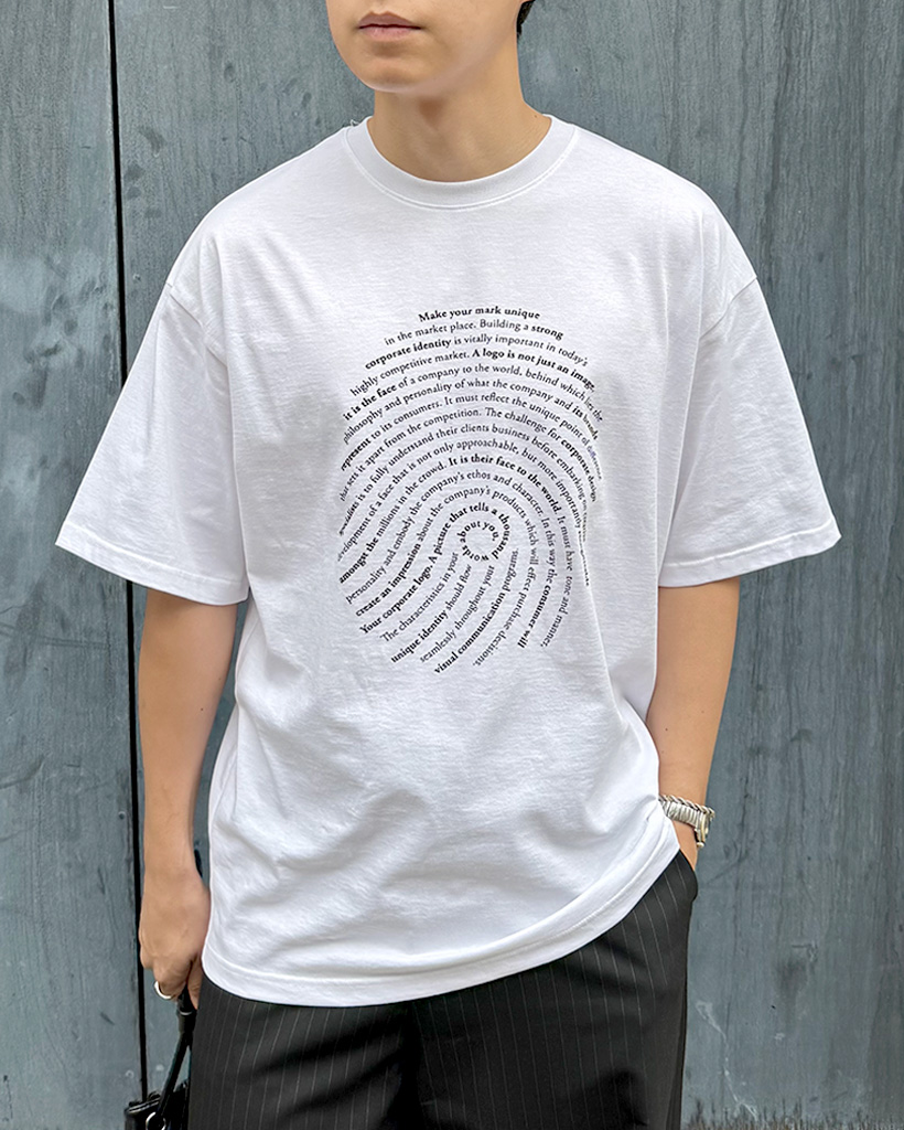 スパイラルプリントTシャツ | ファッション通販サイト NUGU