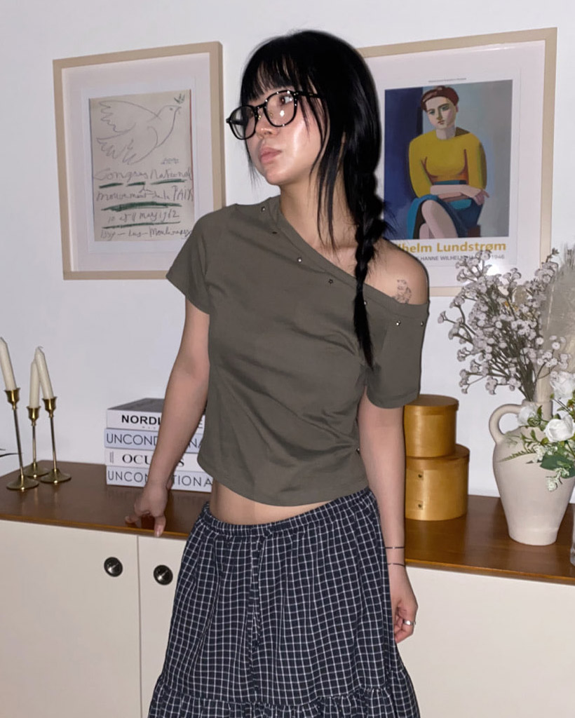 その他 magmag ピグメントスタッズ半袖Tシャツ | ファッション通販サイト NUGU