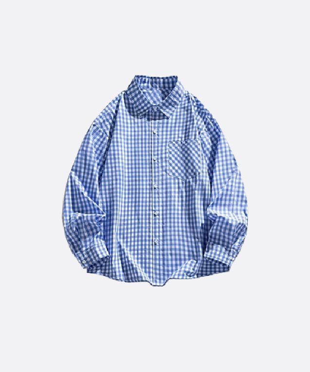 チェック柄アーカイブ長袖シャツ | ファッション通販サイト NUGU