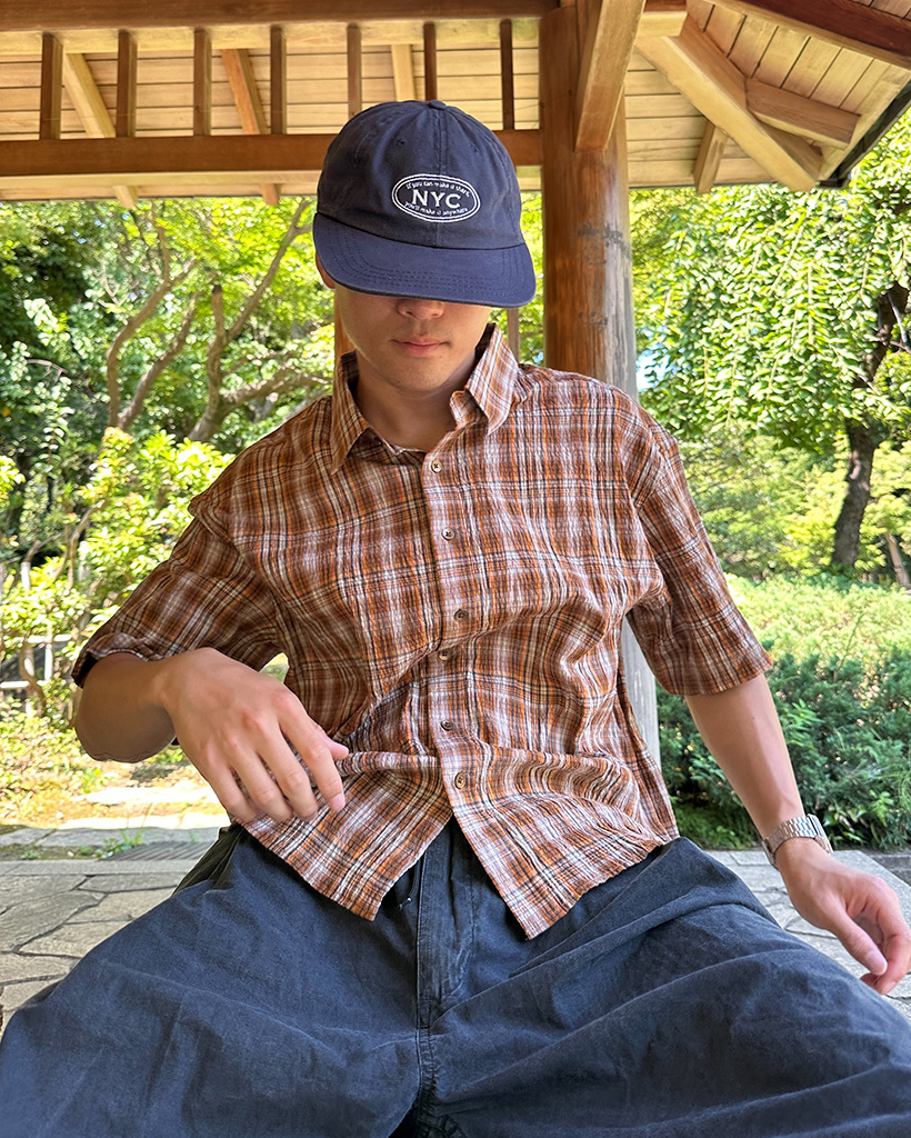 今市隆二　RILYチェックシャツ RILY ombre check shirts 今市隆二