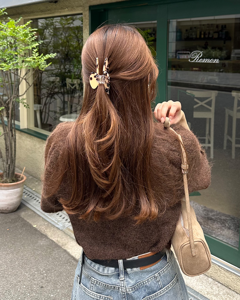 ハンドメイドヘアクリップ1463 ハンドメイドヘアクリップ1463