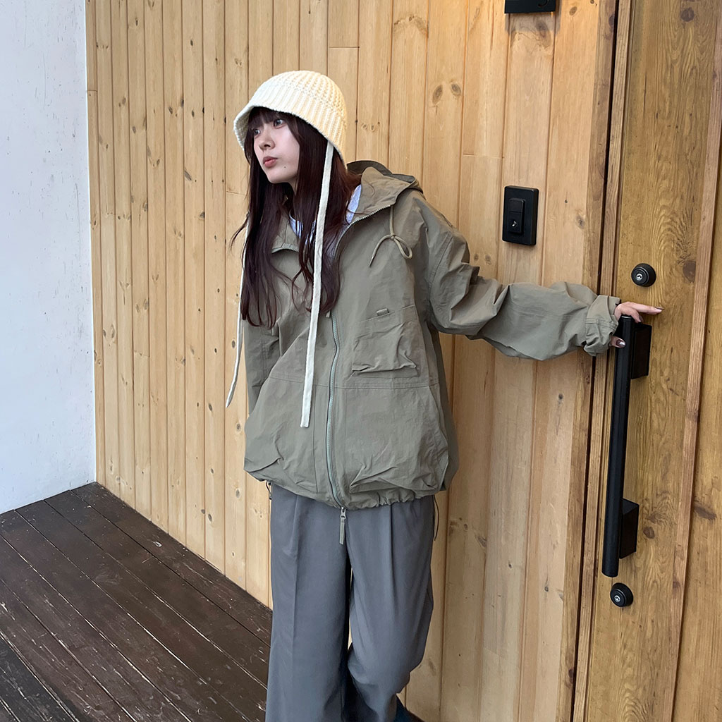 my　ネイビーとカーキ NAVY マイラク ツイルパンツ メンズ