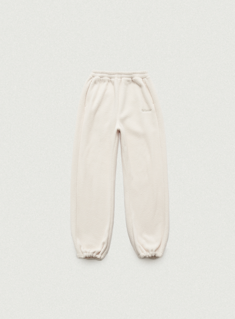 [Influencer pick] Lappy Fleece Drawstring Pants - Ivory