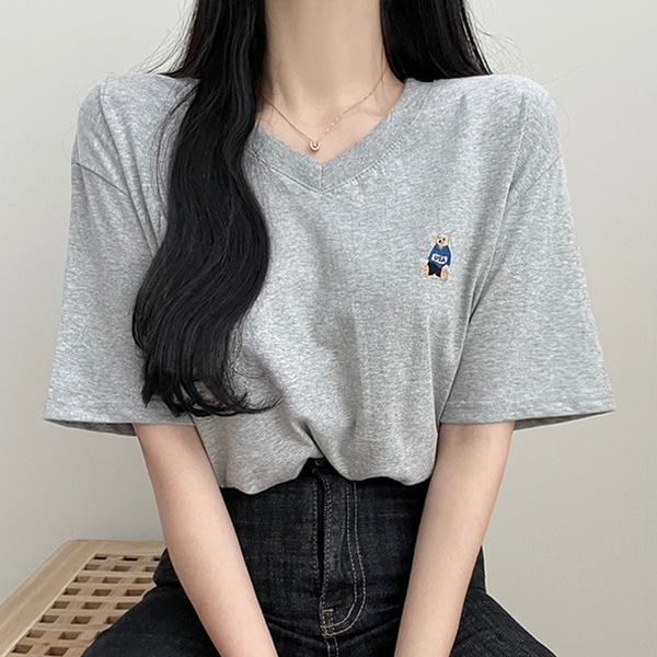 レオナール　カンカン素材　ダークネイビー Vネック 半袖　きれいめ美品✨️大きめ Kappa 高身長 Vネック半袖Tシャツ（吸汗速乾、UVカット