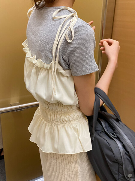 MY SAMOYED] Bon Bon Camisole (Vanilla) | ファッション通販