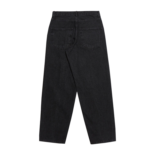 ☆関税込☆VARZAR★Wide Tapered Retro Denim Pants★ VARZAR] Wide Tapered Retro Denim Pants Black | ファッション