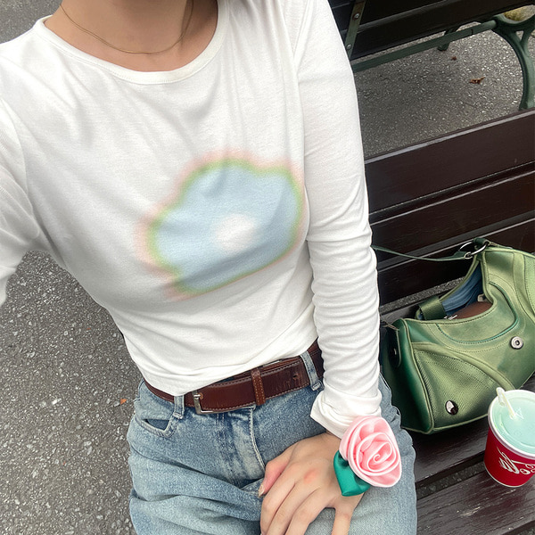 フラワープリントロングスリーブ | ファッション通販サイト NUGU