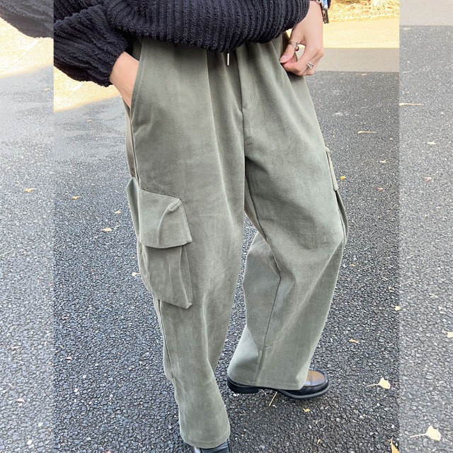 Drawing Numbers ピグメントキュプラカーゴパンツ ピグメントキュプラカーゴパンツ | Drawing Numbers(ドローイング