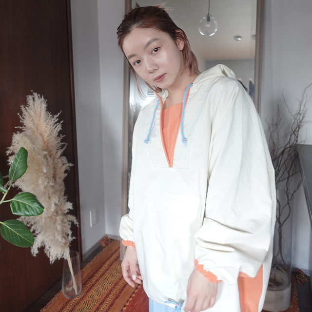 ORIGINAL) color pointed anorak jumper | ファッション通販