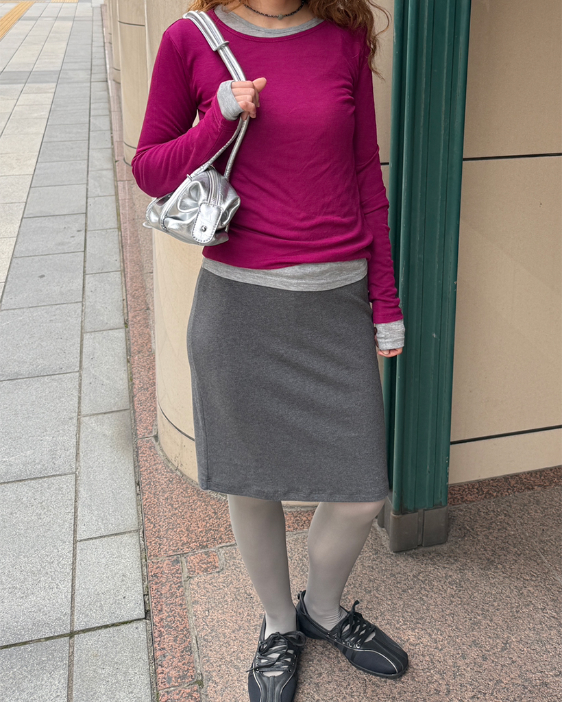 ベーシックミディスカート