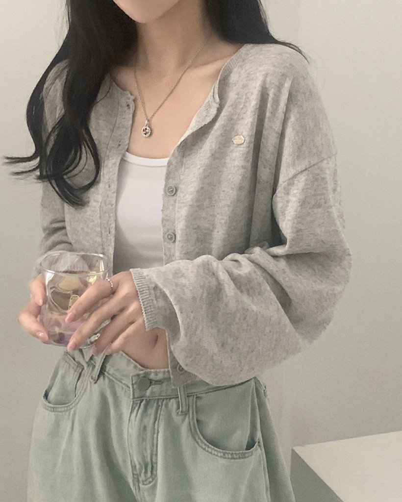 9color]ペンダントリネンニットカーディガン | ファッション通販
