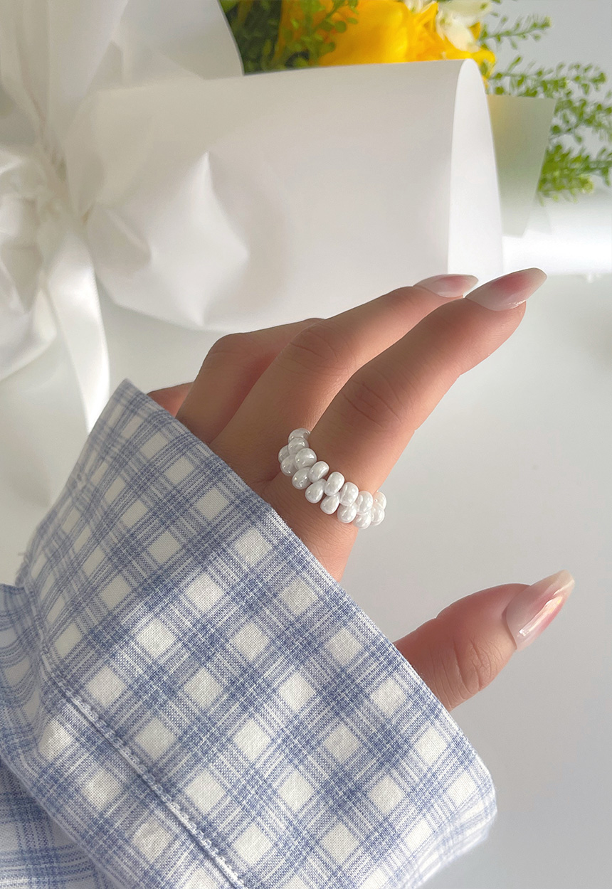 2color]ハンドメイドビーズリング | ファッション通販サイト NUGU