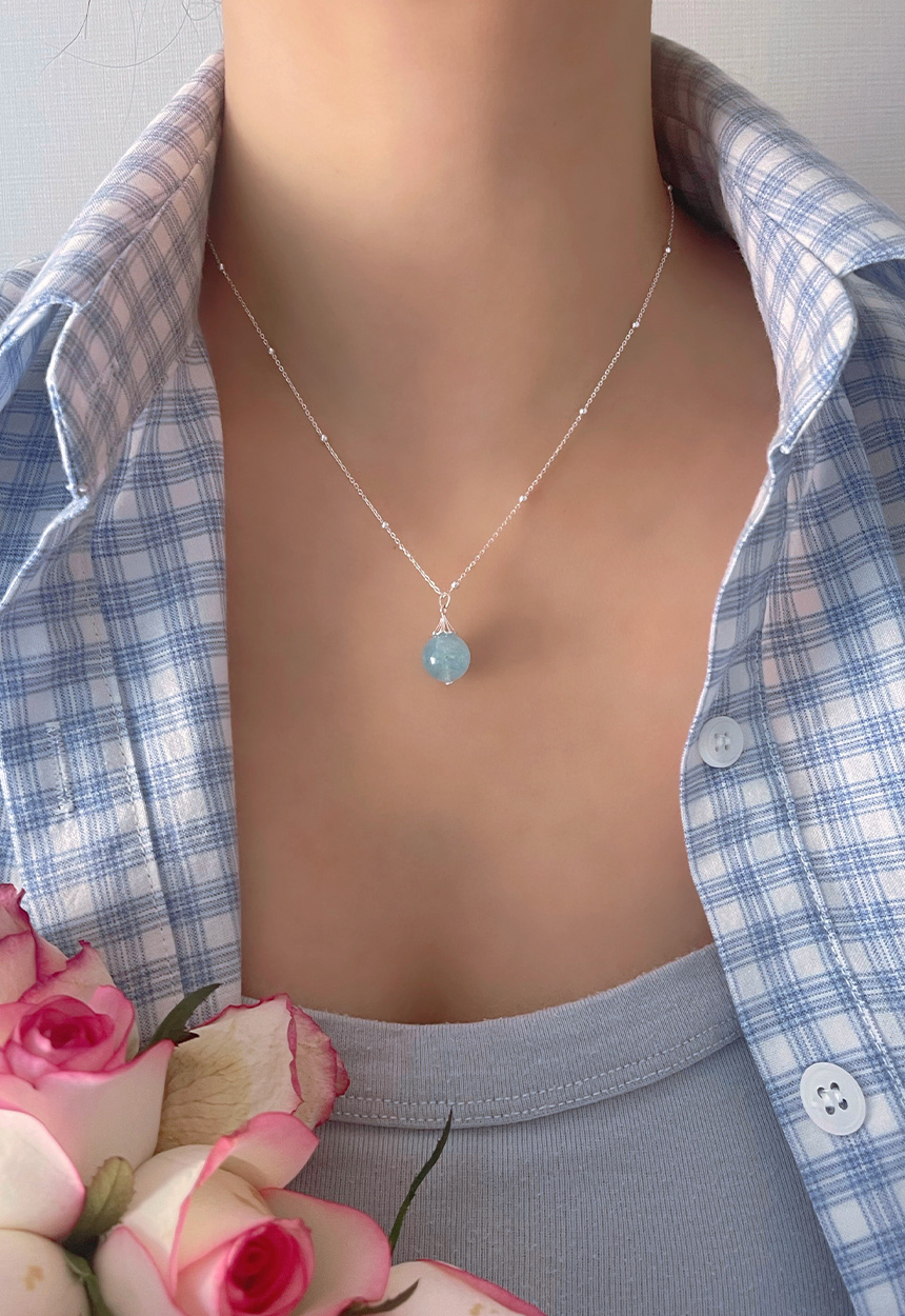 アクアマリン＆プレシャスオパール✴︎14kgfアクセサリー3点 アクアマリン＆プレシャスオパール✴︎14kgfアクセサリー3点