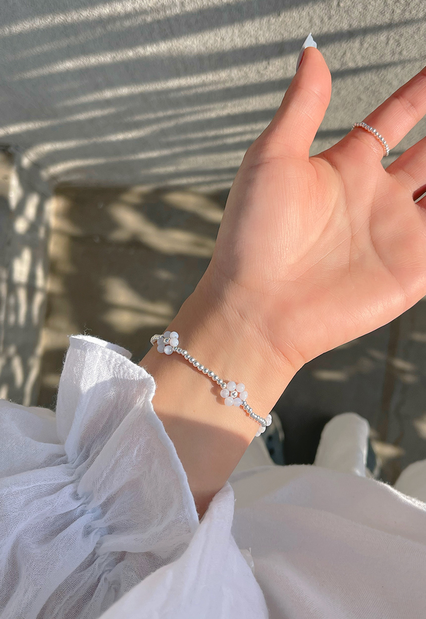 シルバー925]アクアマリンシルバーブレスレット | ファッション通販