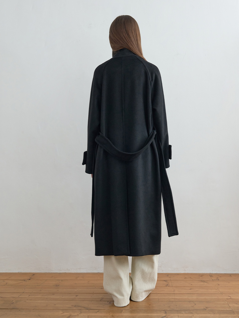 Wool Balmacaan Coat Black | ファッション通販サイト NUGU