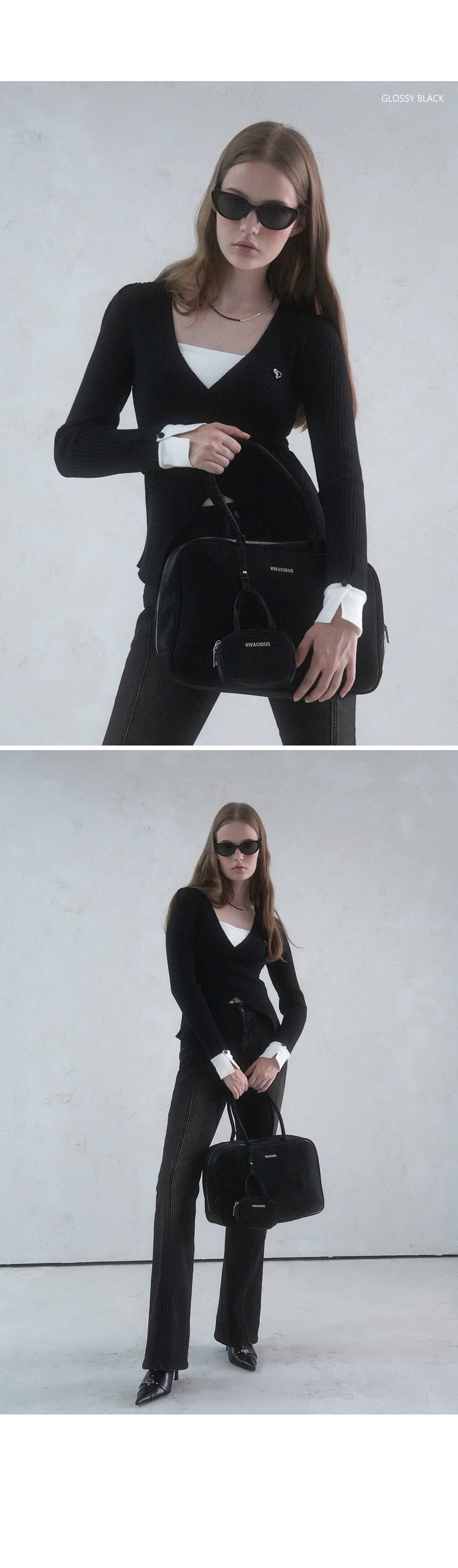 ＊韓国＊［VIVACIOUS］Scarlett Square Bag 5color 韓国＊［VIVACIOUS］Scarlett Square Bag 5color