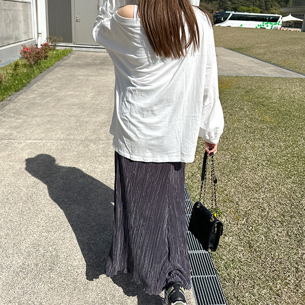 【kindame】♡クラシック プリーツ スカート ロング♡ KOEISTORE スカート レディース プリーツスカートロング 春夏 黒
