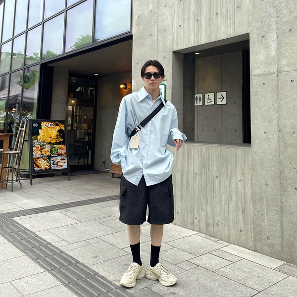 カーゴナイロンハーフパンツ | ファッション通販サイト NUGU