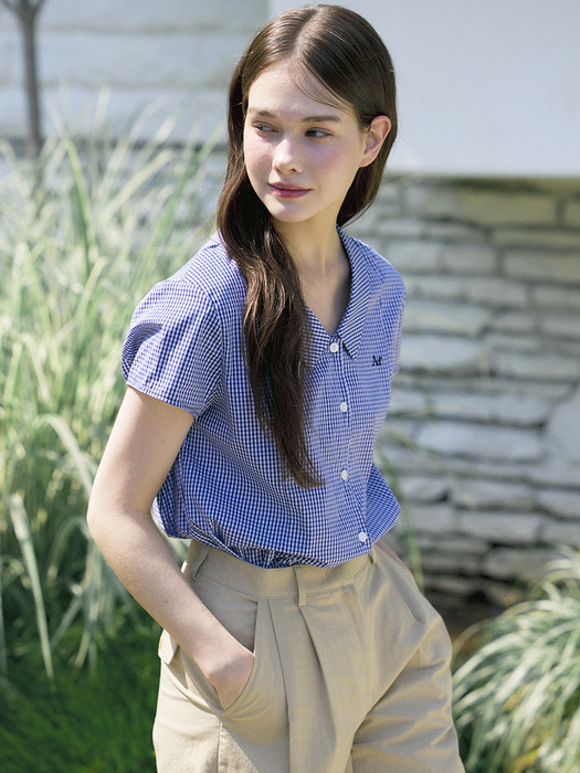 Sally blouse (Navy) | ファッション通販サイト NUGU