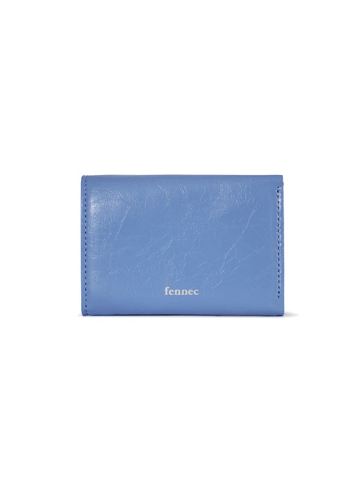 ●Fennec● CRINKLE TRIANGLE TRIPLE WALLET STEEL BLUE FM2PK0 CRINKLE TRIANGLE TRIPLE WALLET - STEEL BLUE | ファッション